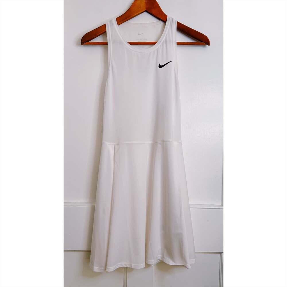 Nike Dri Fit Victory Tennis Dress with Cut Out Back Size M